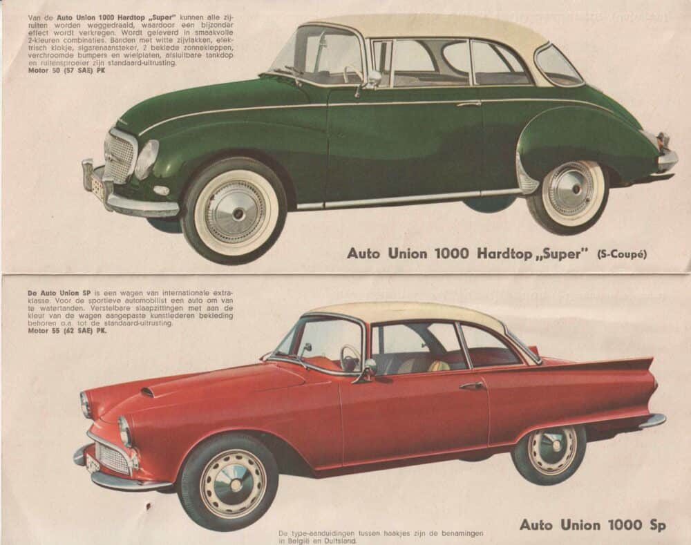 1960 Auto Union 'De nieuwe 1000 cc modellen' (# 11834) - autofolders te ...